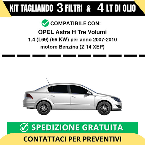 Tagliando per opel astra - astra, h