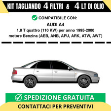 Tagliando per AUDI A4 1.8 T