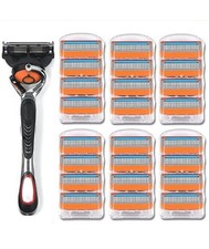 LAMETTE RICAMBIO PER GILETTE FUSION 5 ACCIAIO INOSSIDABILE LAME 5 STRATI RASOIO