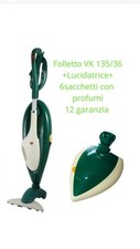 Folletto VK135 COMPLETO KIT MARMO PARQUET LUCIDATRICE CUORE + TUBO KIT GRATIS