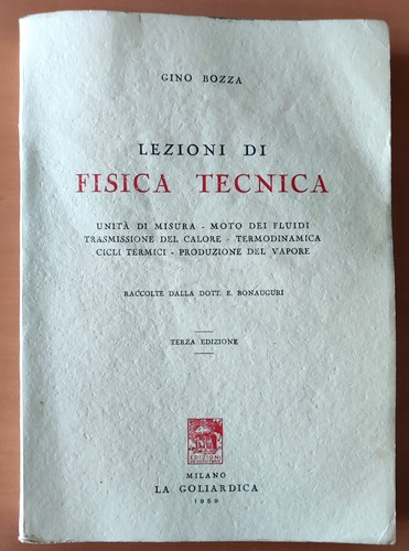 Lezioni fisica tecnica - fisica,