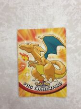 CARTA POKEMON #06 CHARIZARD PRIMA SERIE 1999 EDIZIONE TOPPS POKEMON TV ANIMATION