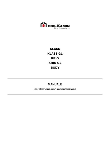 Manuale installazione uso - manuale,