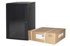 ARMADIO RACK 19" 18 UNITA' DA MURO (A) 905 X( L) 600 X (P) 450 NERO DISASSEMBLAT