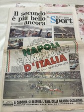 IL MATTINO SPORT 30 APRILE 1990 NAPOLI VINCE 2° SCUDETTO CAMPIONE D’ITALIA