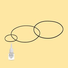 Cinghia Olio = Kit 5 per Grundig RR 350 Boombox