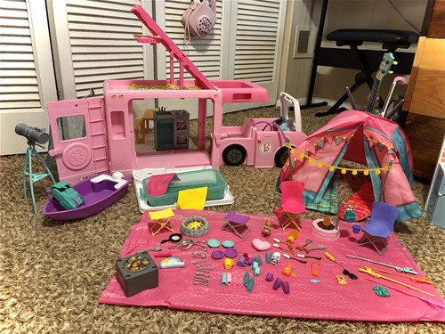 Barbie dream camper - barbie, 3-in-1