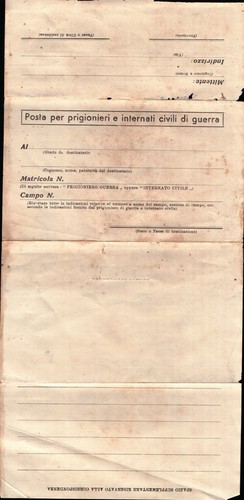 Posta per prigionieri - prigionieri, e