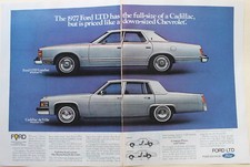 Ford LTD Landau Magazine Print