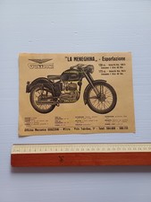 Guazzoni Meneghina Esportazione 175-150 anni 50 depliant moto italiano originale
