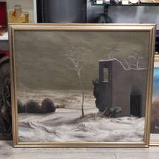 Quadro olio su tela Silvano