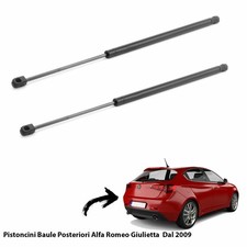 MOLLE 2  A GAS PISTONI PISTONCINI PORTELONE BAGAGLI ALFA ROMEO GIULIETTA  2010