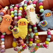 Llama Phone strap realizzati a mano con perline in silicone - accessori cellular