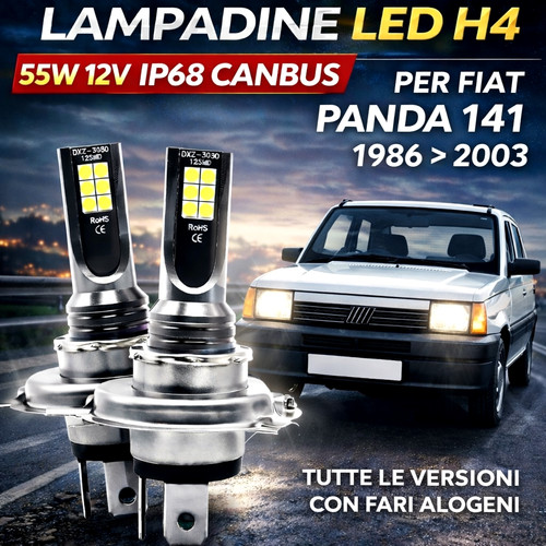 Coppia lampadine led 110w - coppia, h4
