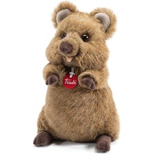 Trudi Quokka Arturo mascotte peluche | 18x30x18cm taglia M | Animali Esotici tro