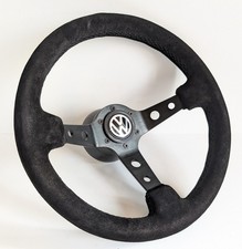Volante adatto per VW in pelle