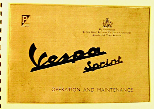 1966 vespa sprint piaggio - 1966, -sprint