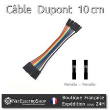10x Cables Dupont 10cm