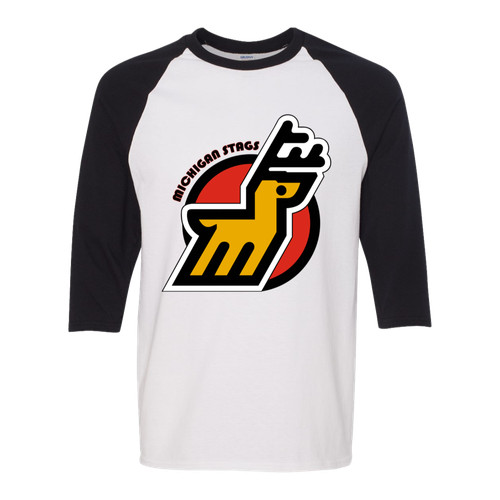 Maglia raglan michigan - michigan, stags