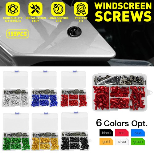 155x black fairing bolts - 155x,