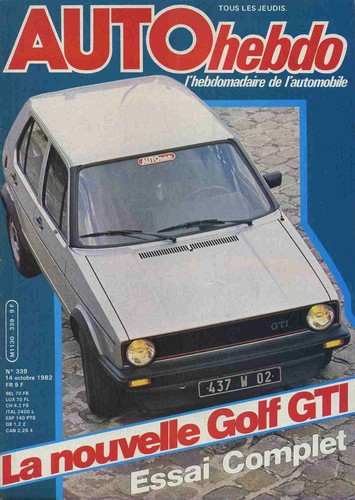 Auto hebdo 339 10 1982 - auto, n°339