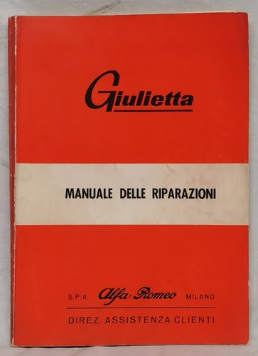 Alfa romeo giulietta manuale - giulietta,