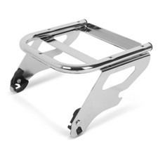 Portapacchi bauletto TP 2-Up per Harley Davidson Road King Custom 05-07 cromo