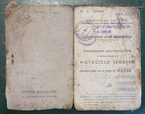 1958 certificato per - 1958,