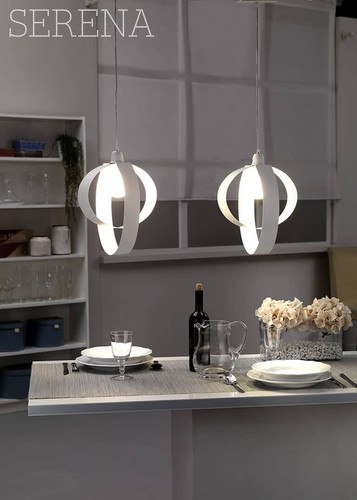 Lampadario luci onda metallo - 2,
