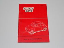 FIAT 500 LIBRETTO USO E