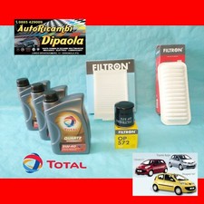 KIT TAGLIANDO CITROEN C1 PEUGEOT 107 TOYOTA AYGO 1.0 BENZINA TOTAL 5W40 + FILTRI