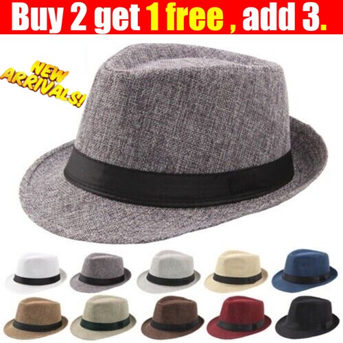 Cappello fedora jazz paglia - fedora,