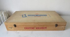 CASSA/CASSETTA IN LEGNO SPUMANTE CARPENE' MALVOLTI ANNI 60/70 VINTAGE