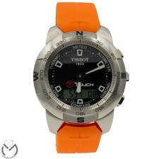 Orologio Multifunzione TISSOT T-Touch Z253/353 Analogico Digitale Acciaio Sil...