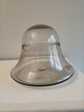 Salviati Murano Compostiera In Vetro Soffiato Fumé trasparente.