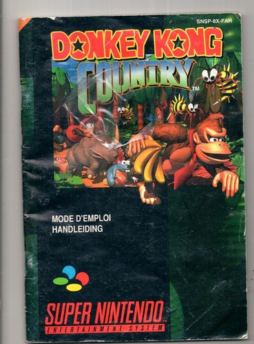 Snes manuel jeu - snes,