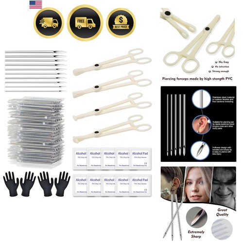 Body piercing kit 43pcs - -,