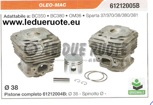 61212005b kit cilindro pistone - kit,