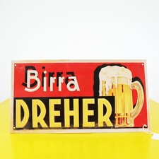 targa insegna in metallo birra