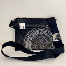 Fendi Roma Logo Flat Messenger