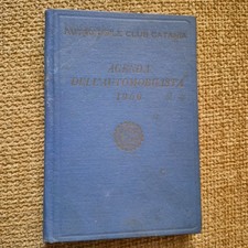 Agenda Dell'automobilista 1960 Touring Club Catania