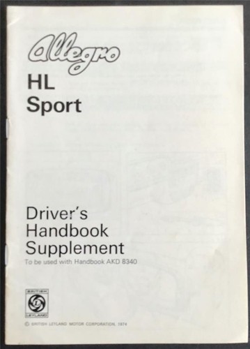 Austin allegro sport - allegro, hl