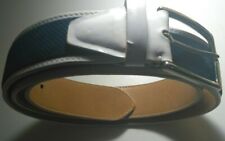 STEFANO CORSINI UOMO - CINTA DI PELLE E TESSUTO - FATTA A MANO IN ITALIA