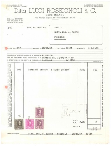 1964 milano via - milano, principe