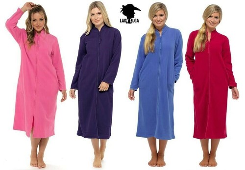 Donna zip morbido pile - zip,