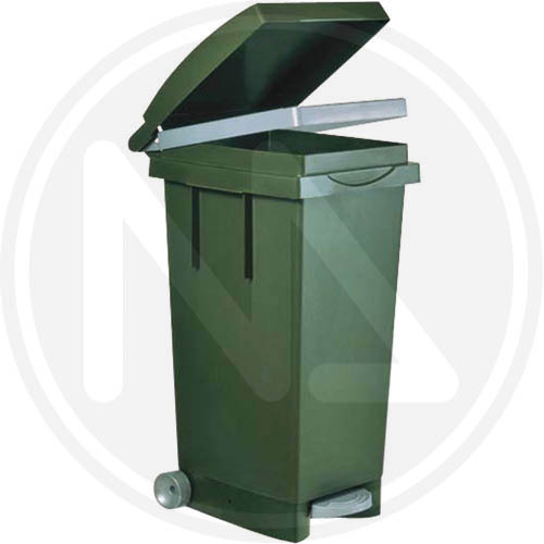 Bidone verde rifiuti - bidone,