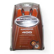 Monster THX Subwoofer 400 Gold Cavo Contatto 12ft / 3.65m Nuovo Sigillato