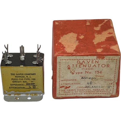 Daven tipo 154 attenuatore pad - 154,
