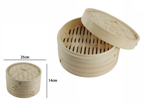 Vaporiera legno bamboo - di,