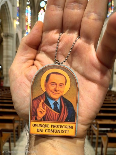 Portachiavi silvio berlusconi - portachiavi,